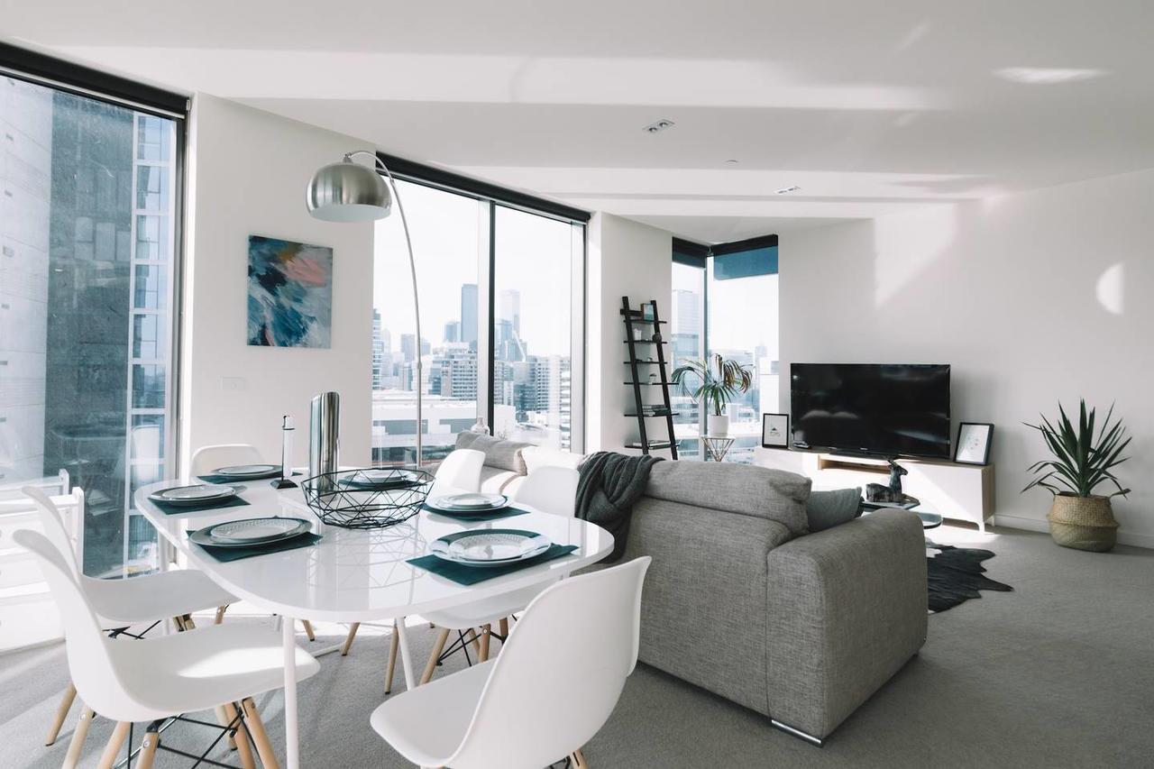 Experience Waterfront Luxury With Views Leilighet Melbourne Eksteriør bilde